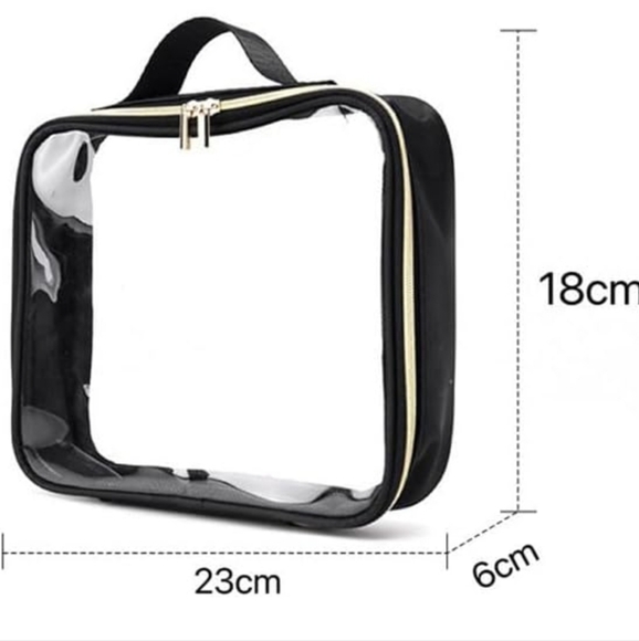 Generic Transparent Waterproof Travel Wash Bag - 10" L, 7" H, 4" D - Picture 3 of 8